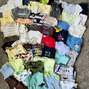 Newborn Baby Boy 45+ Outfit Bundle